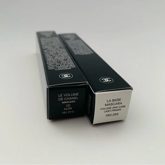 🆕 Bundle Chanel Le Volume Mascara Black Noir and La Base Lash Primer Set New - Picture 3 of 5